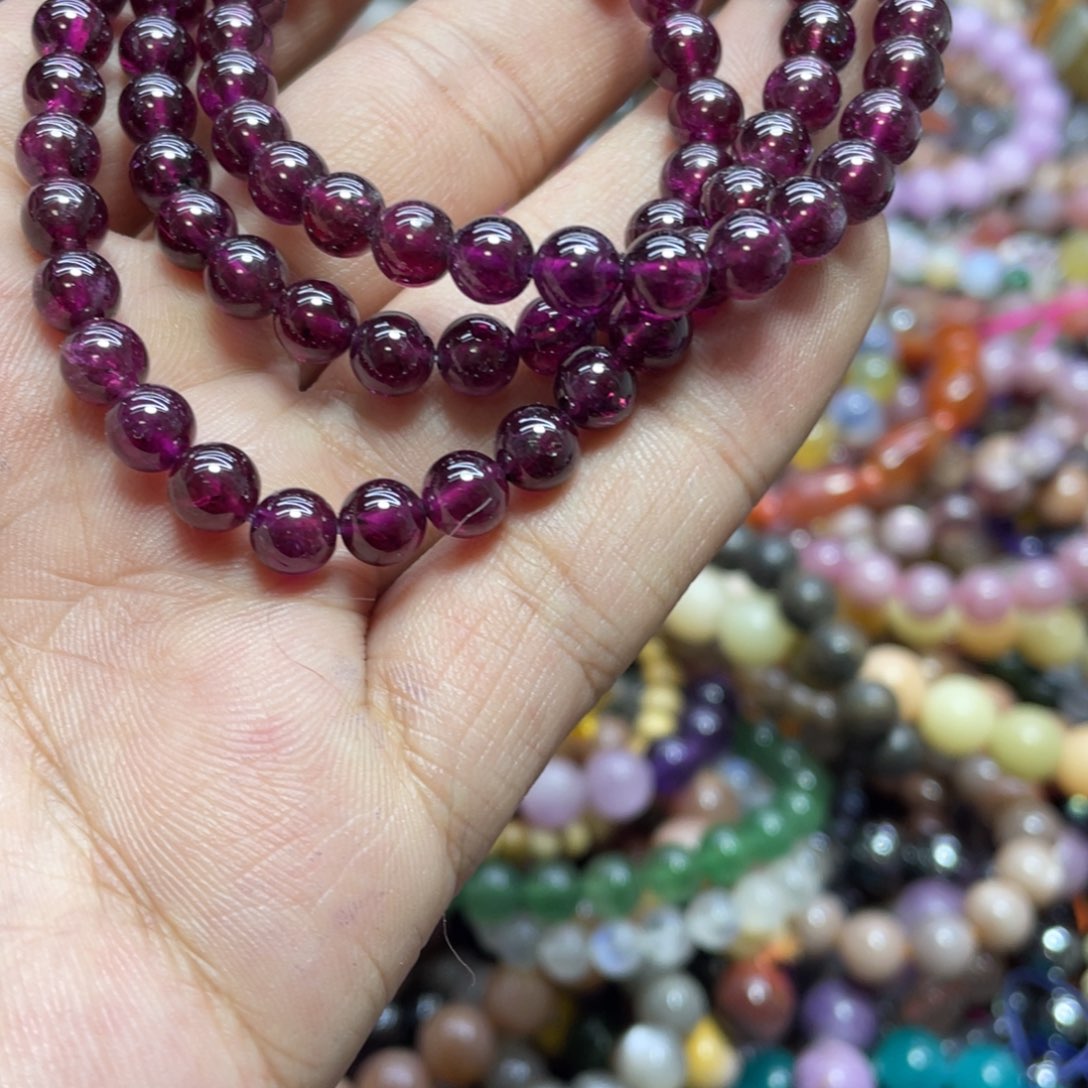 紫晶颈饰银S800镀金镶嵌