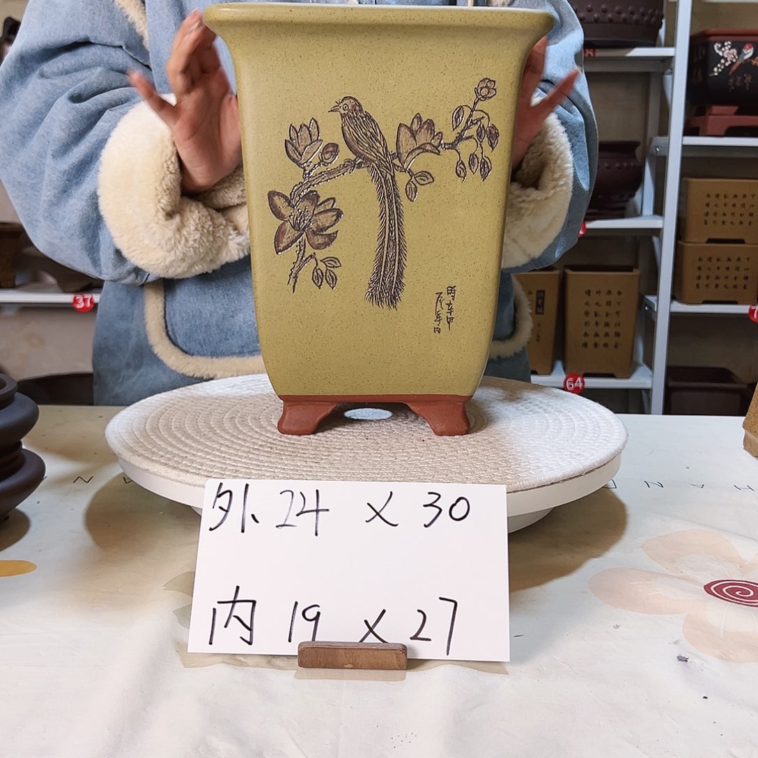 紫砂花盆紫砂花盆