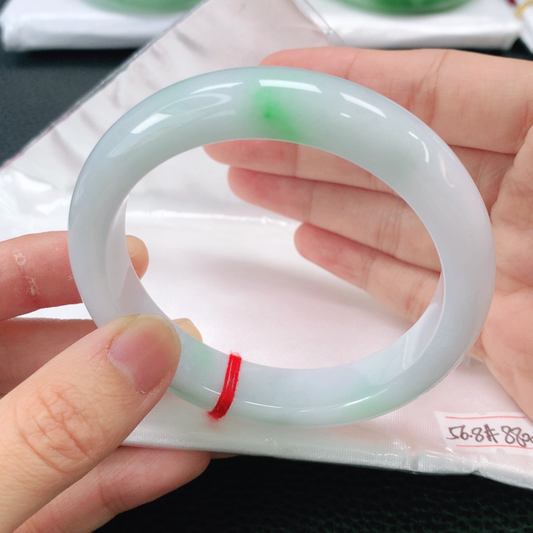 未镶嵌手镯翡翠缅甸56.8