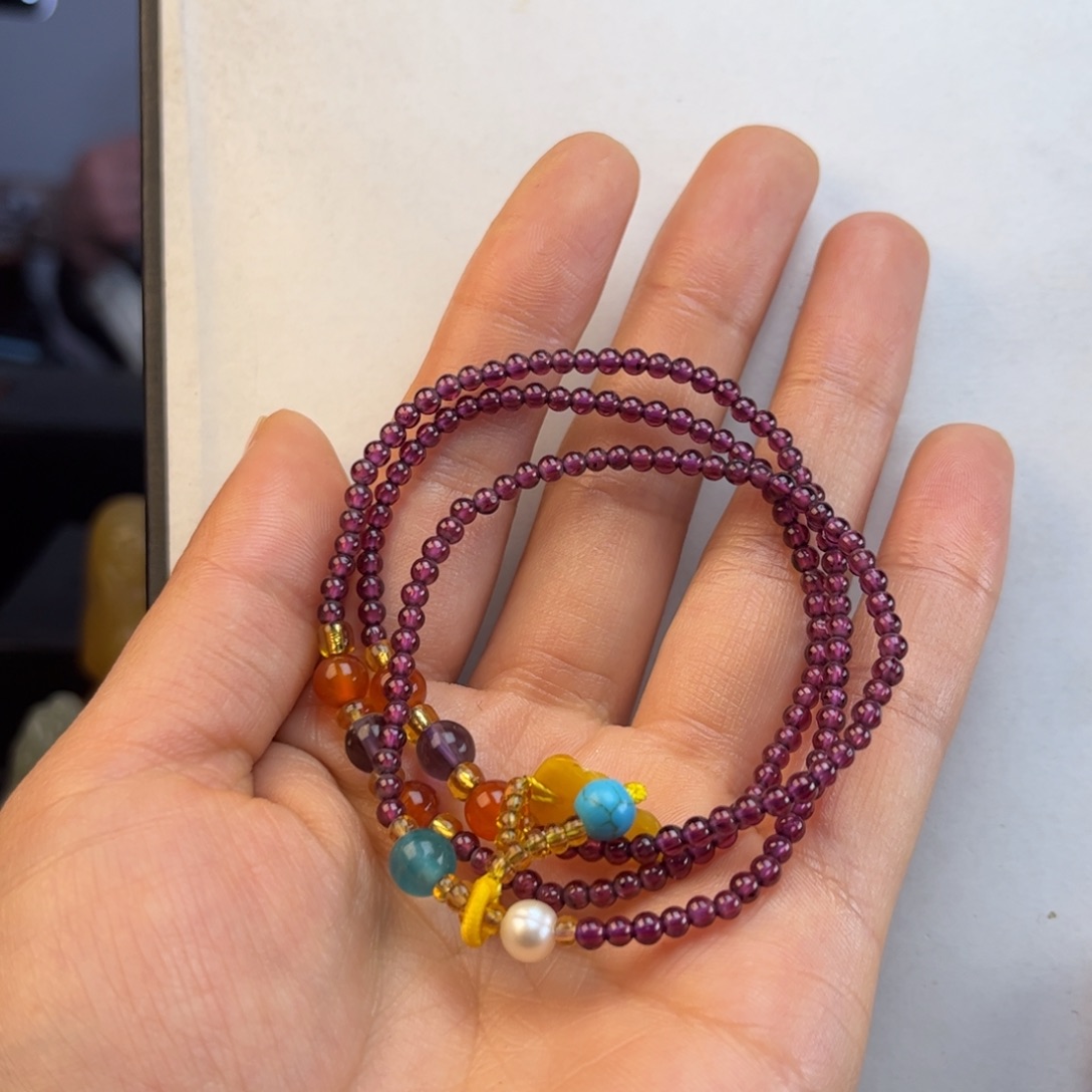 石英质玉手串合金╰****?