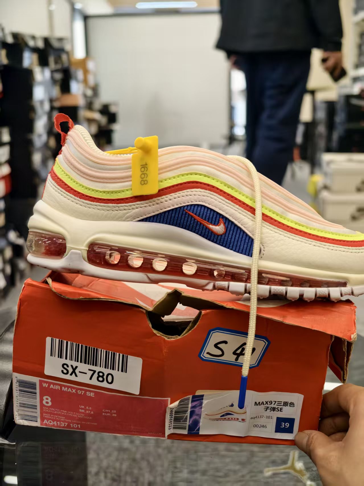 Nike  MAX97三原子弹  全新原盒  39码  11月27  gui  SX-780女
