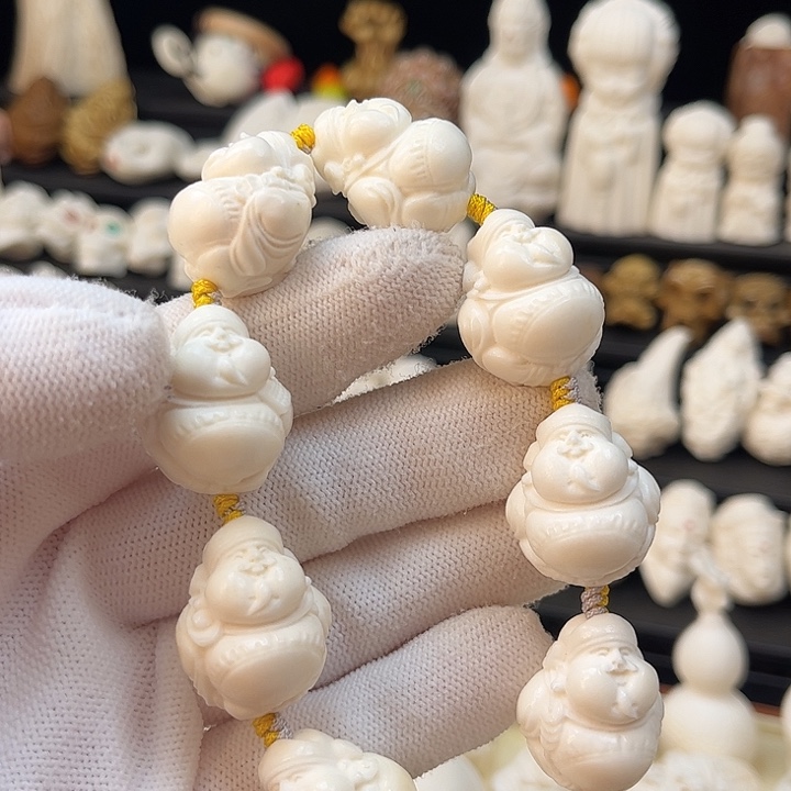 狼***杰手串/手链鹿骨财神