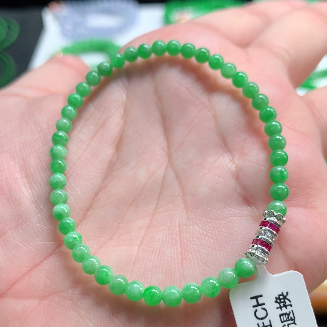 翡翠未镶嵌手链翡翠