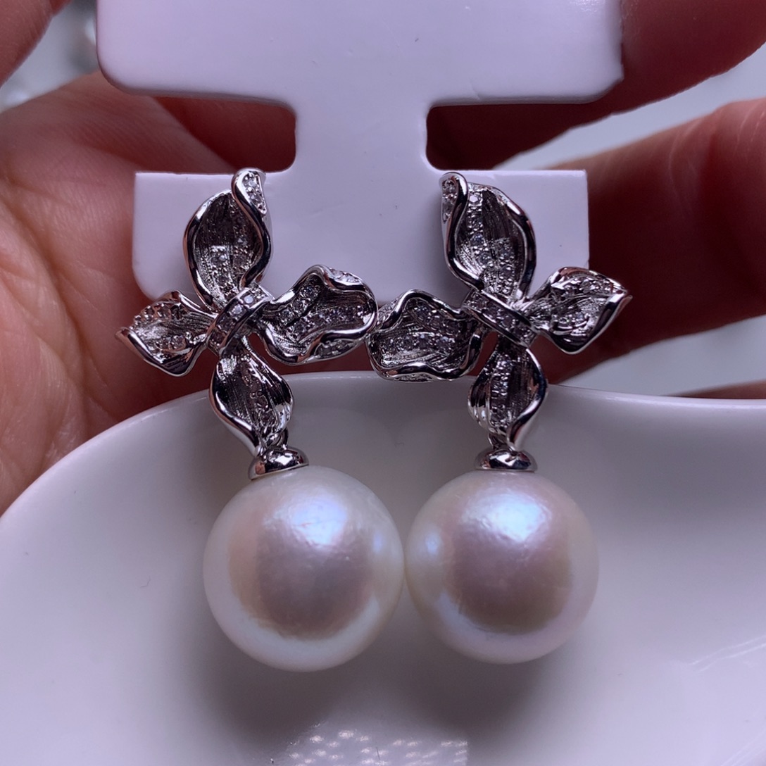 未镶嵌耳饰淡水珍珠