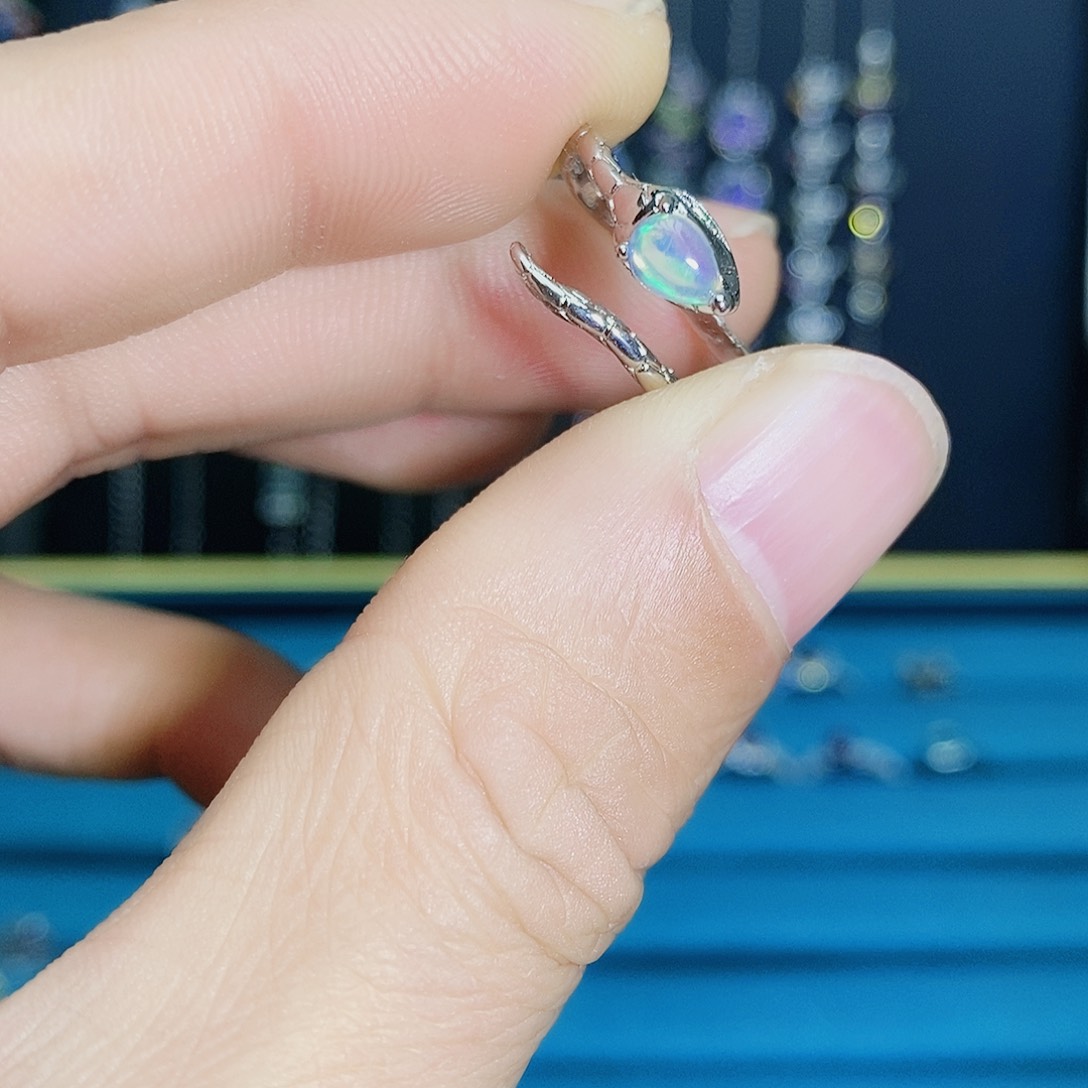 紫晶珠宝半成品银S925镶嵌