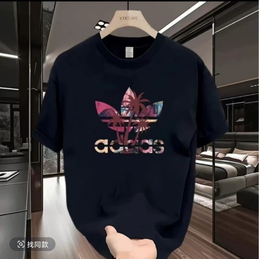 -6【一折粉丝福利】夏季男女同款百搭时尚潮牌短袖T恤