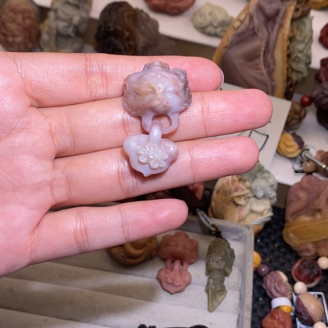 石英质玉（阿拉善玉）未镶嵌手链