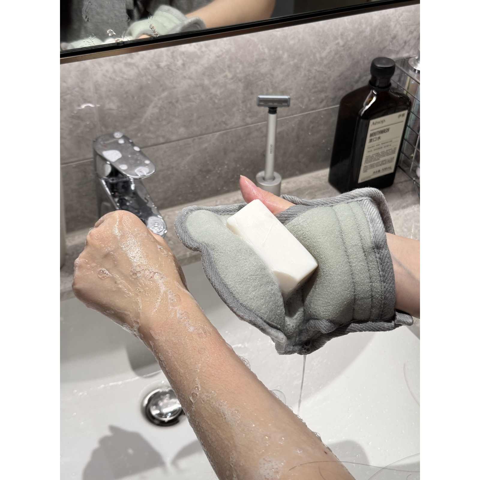 K251245  2块装 强力搓泥干净利索 家用搓澡巾