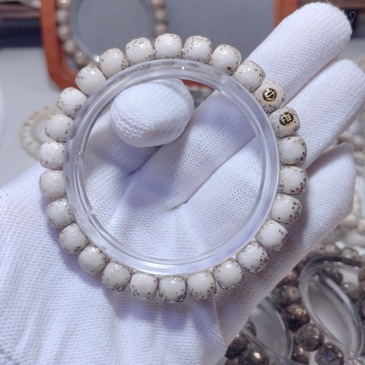 【闪购商品】星月菩提手串千钉龙鳞大留白