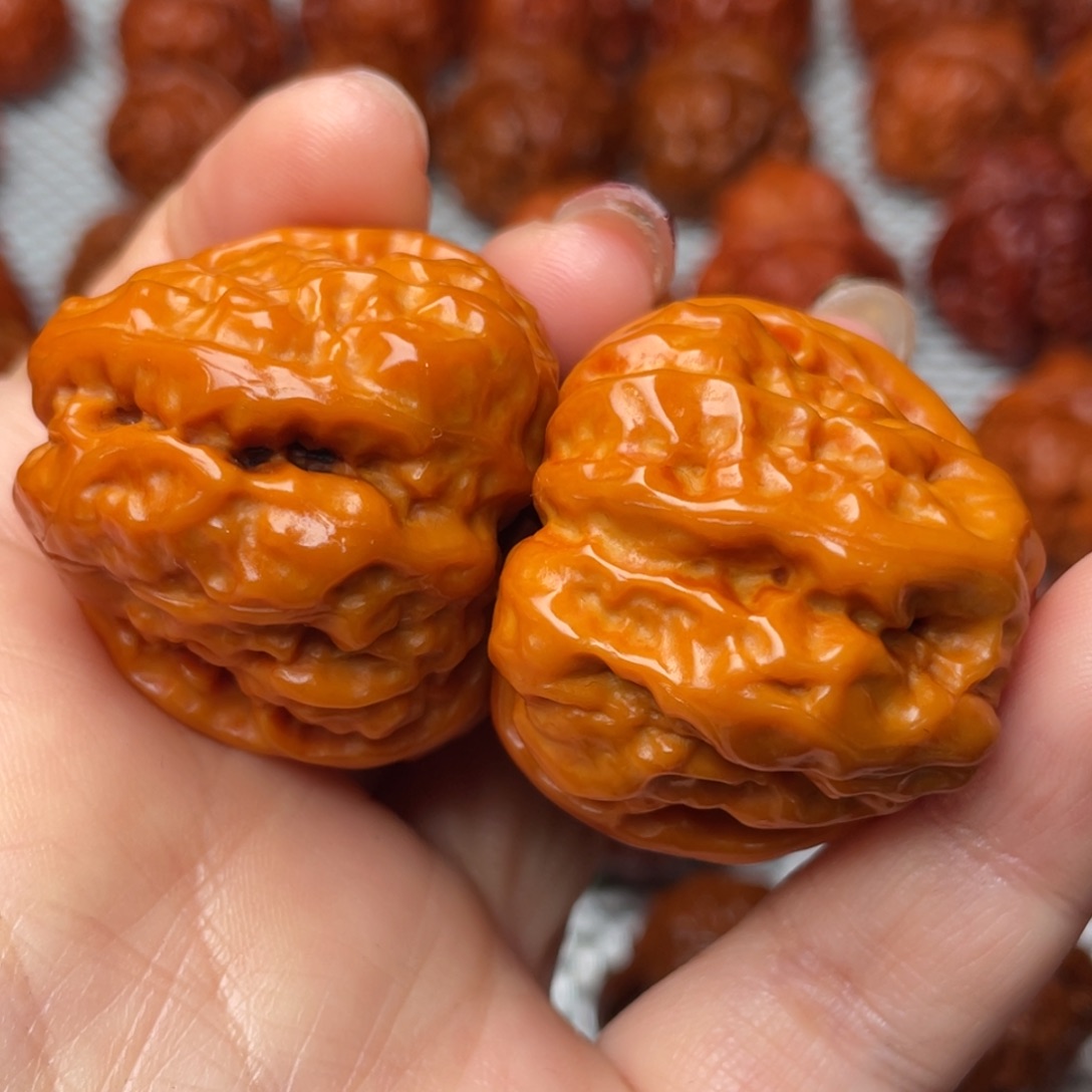 桃核吊坠文玩核桃 手把件 蛤蟆头 37