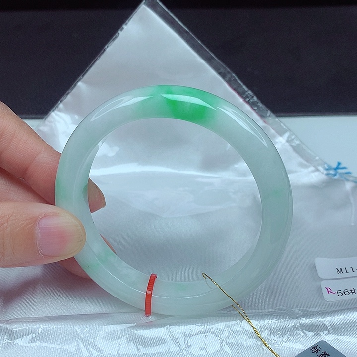 未镶嵌手镯翡翠56圈4968