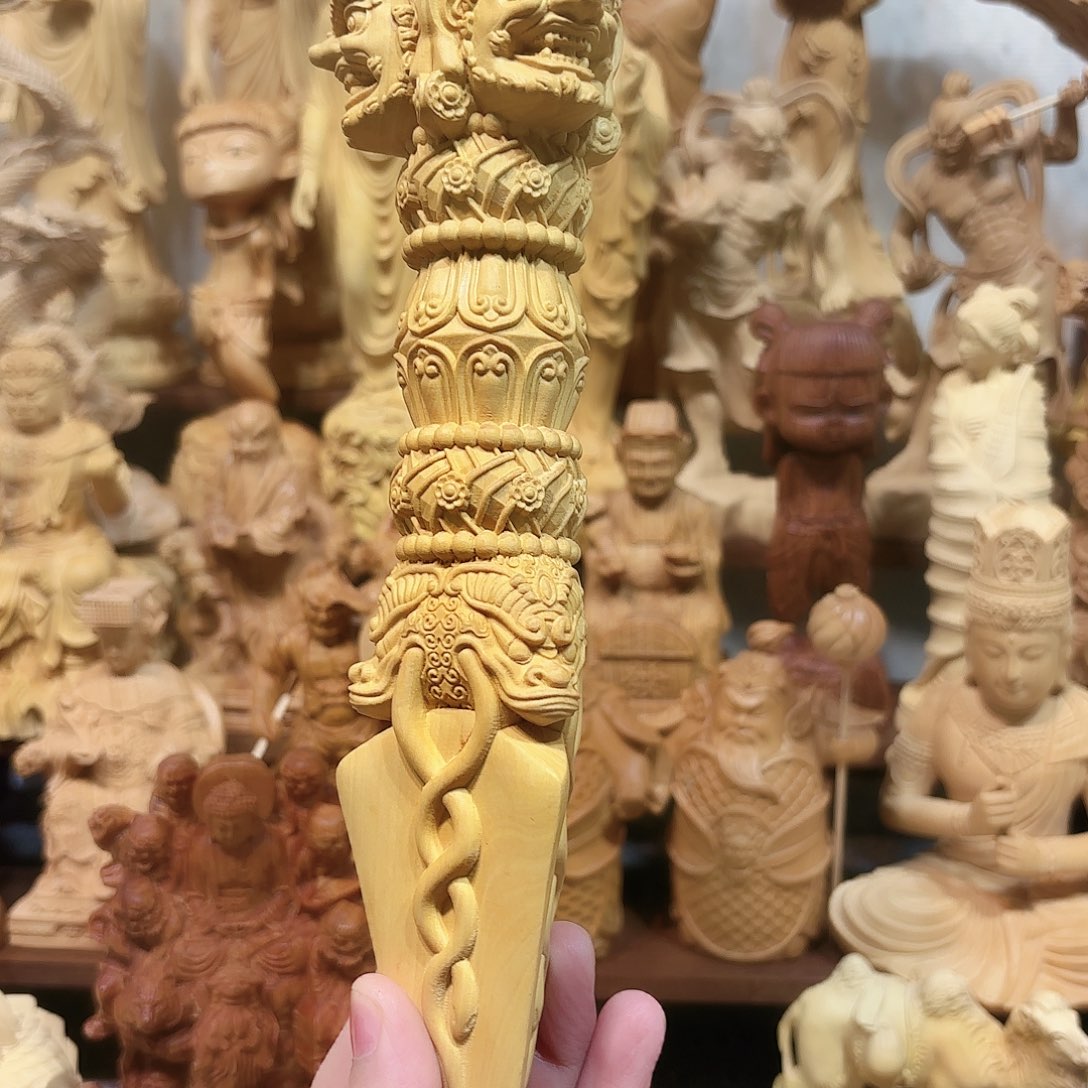 黄杨木黄杨木降魔杵