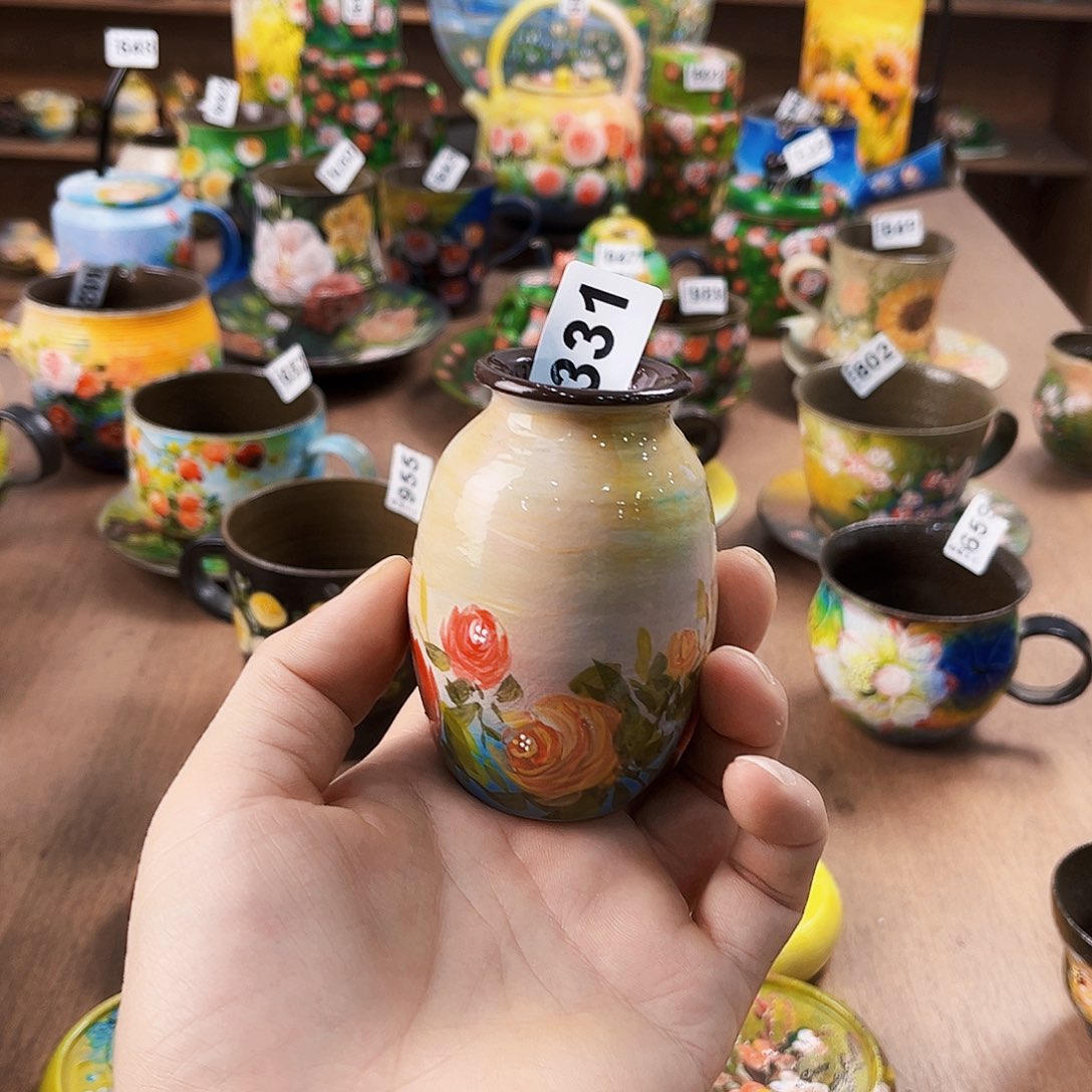 纯纯莫奈油画风纯纯莫奈油画风花瓶