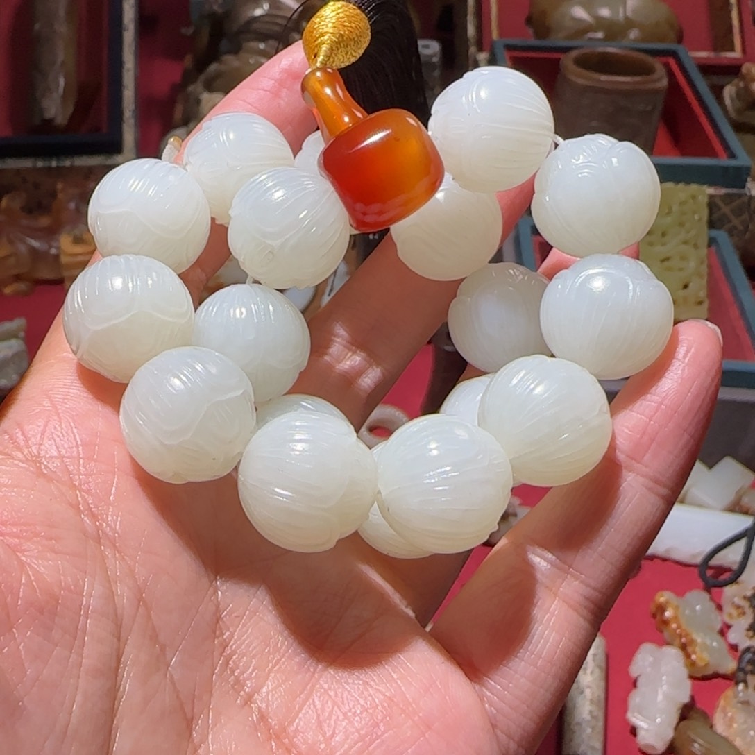 和田玉挂件未镶嵌笛*