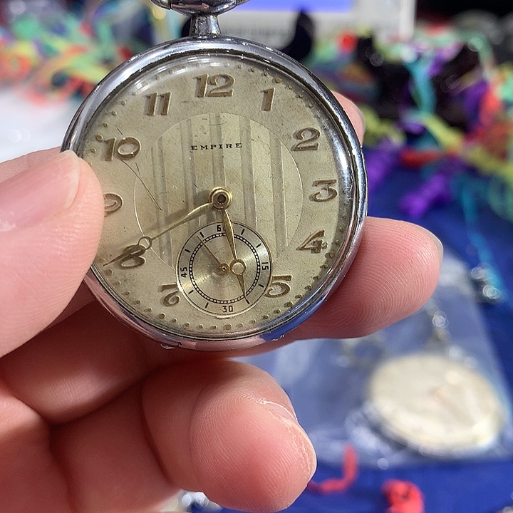 机械怀表走时42 表径