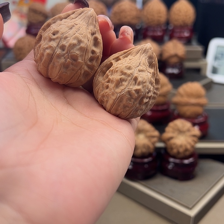 文玩核桃把件34 龟甲纹 t-002