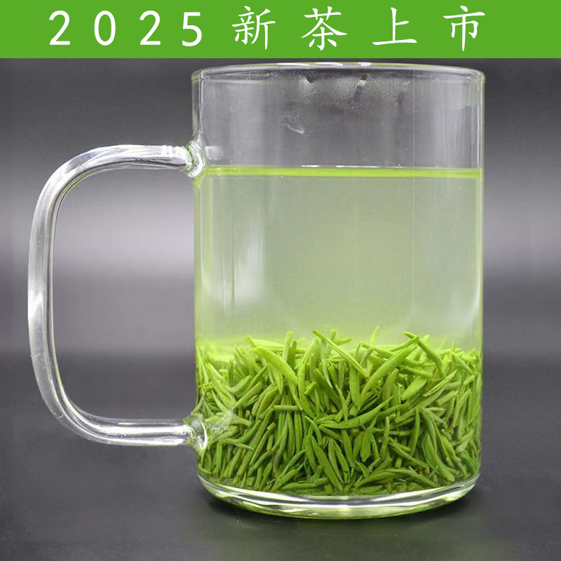 2025信阳毛尖明前雪芽中小芽春茶嫩芽纯芽尖铁盒装100g*5