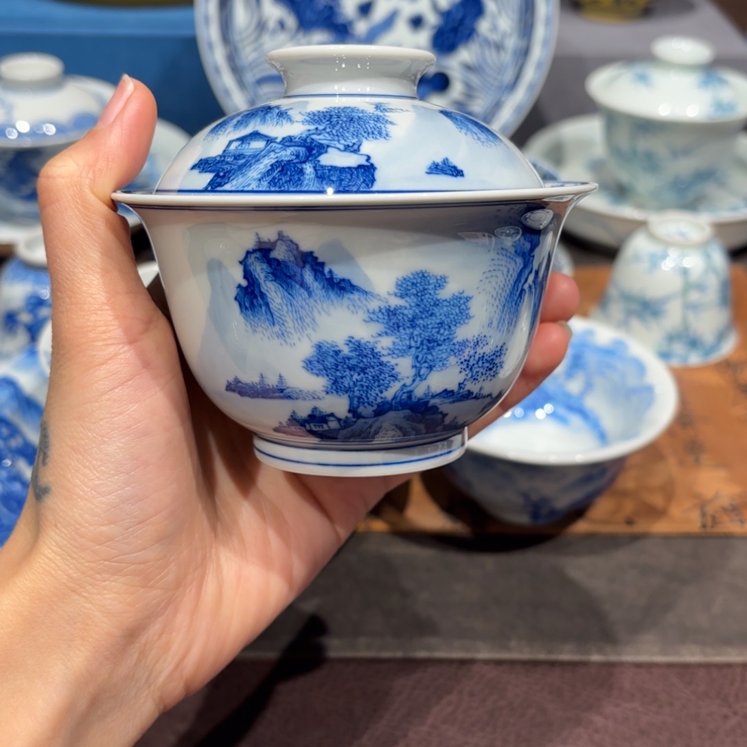 瓷片盗*人手工手绘陶瓷茶具