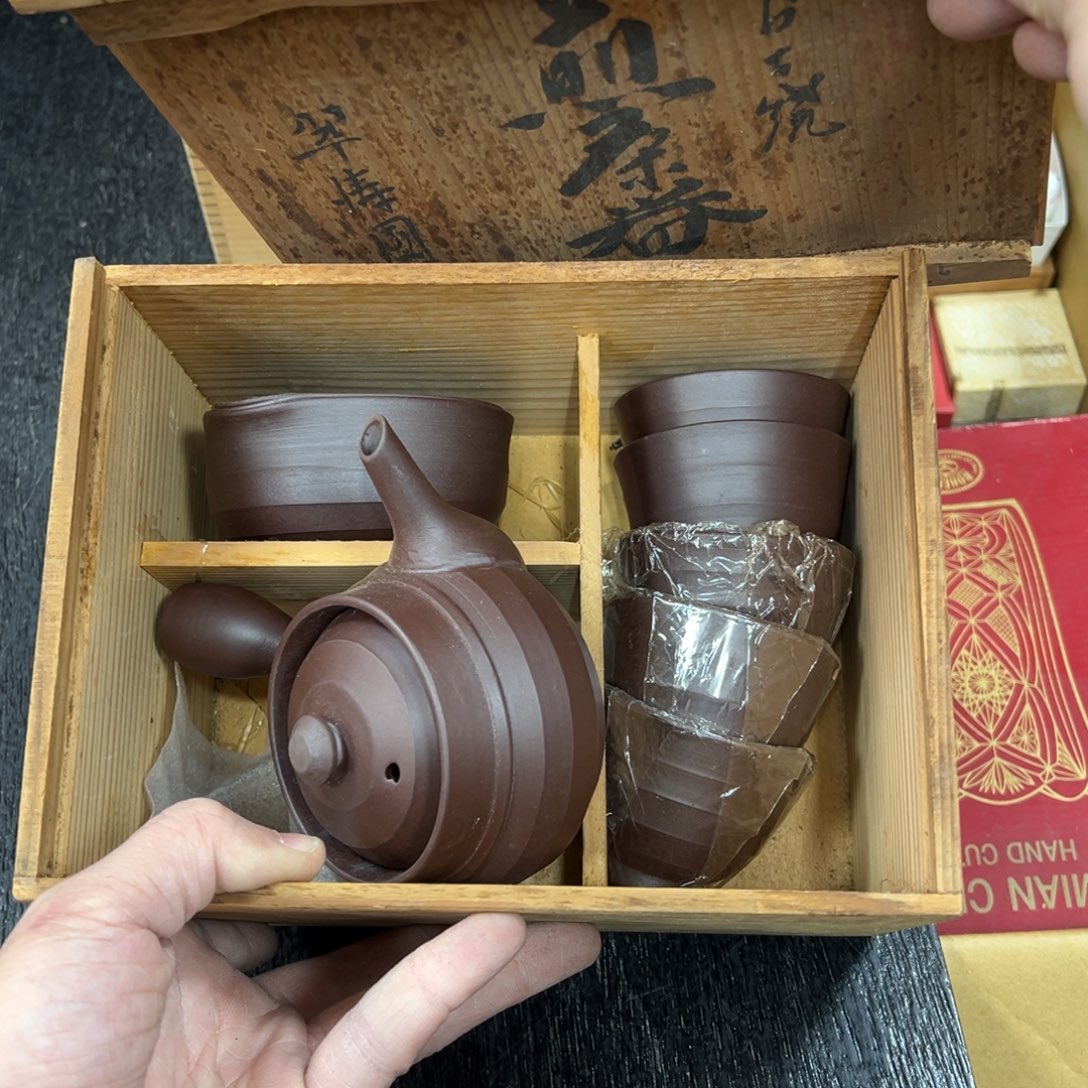 陶瓷日本中古工艺品摆件