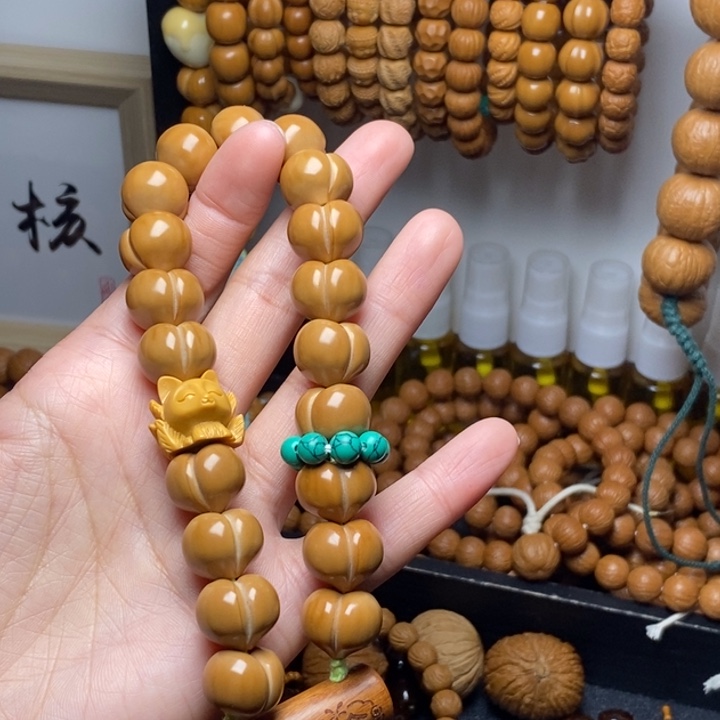 吊坠猴头核桃手工屁桃