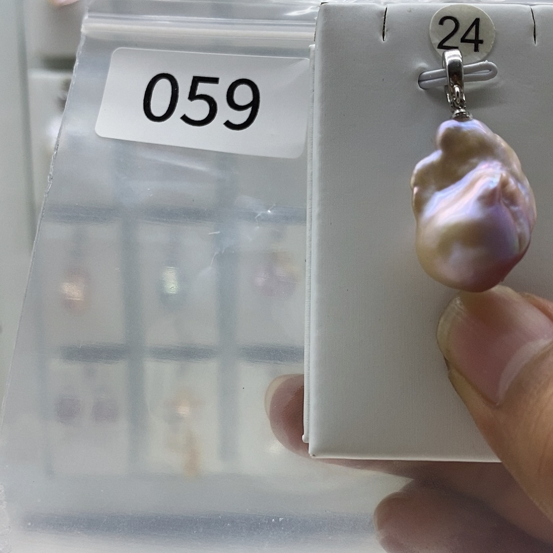淡水珍珠合金巴洛克珍珠001