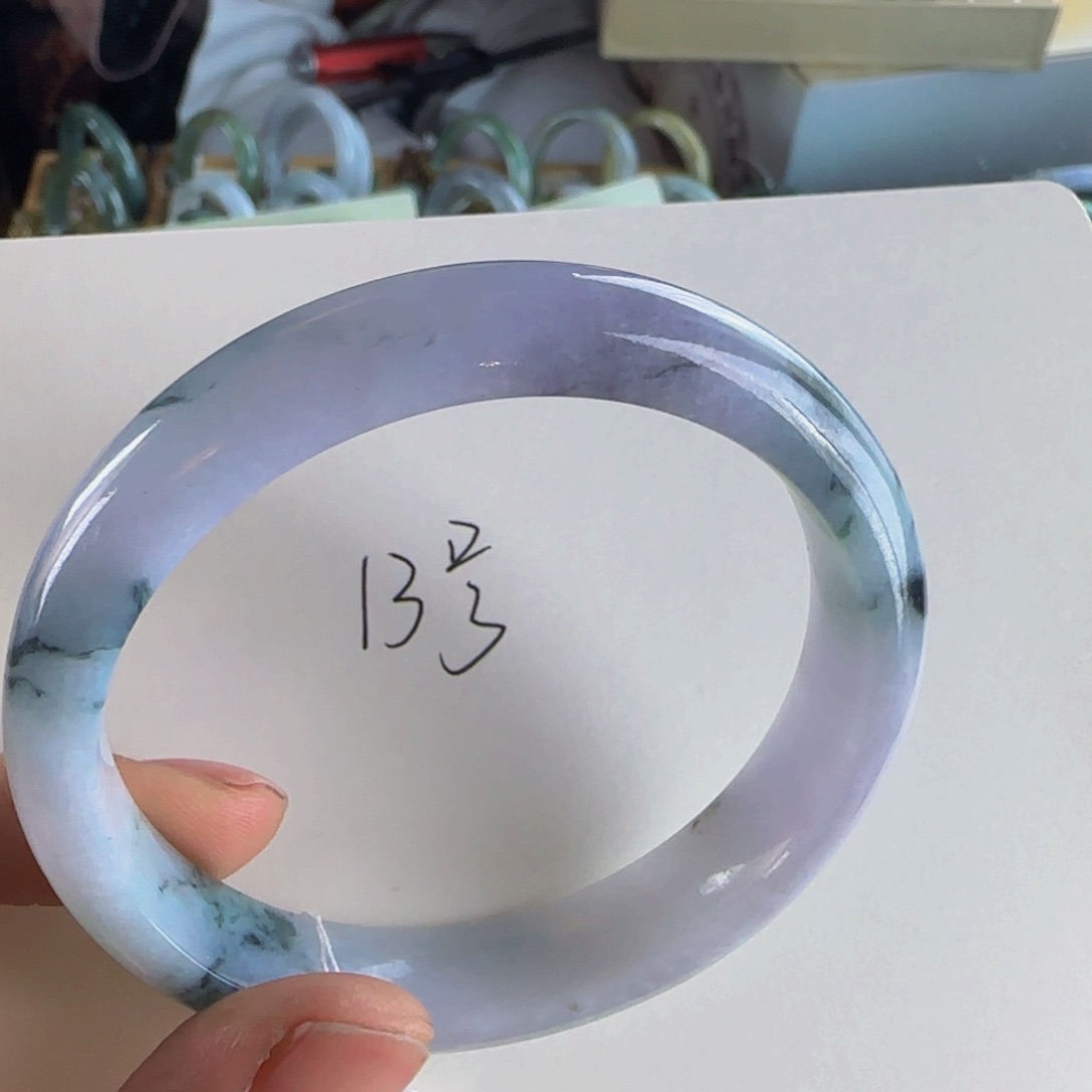 翡翠手镯未镶嵌老坑58圈处理价