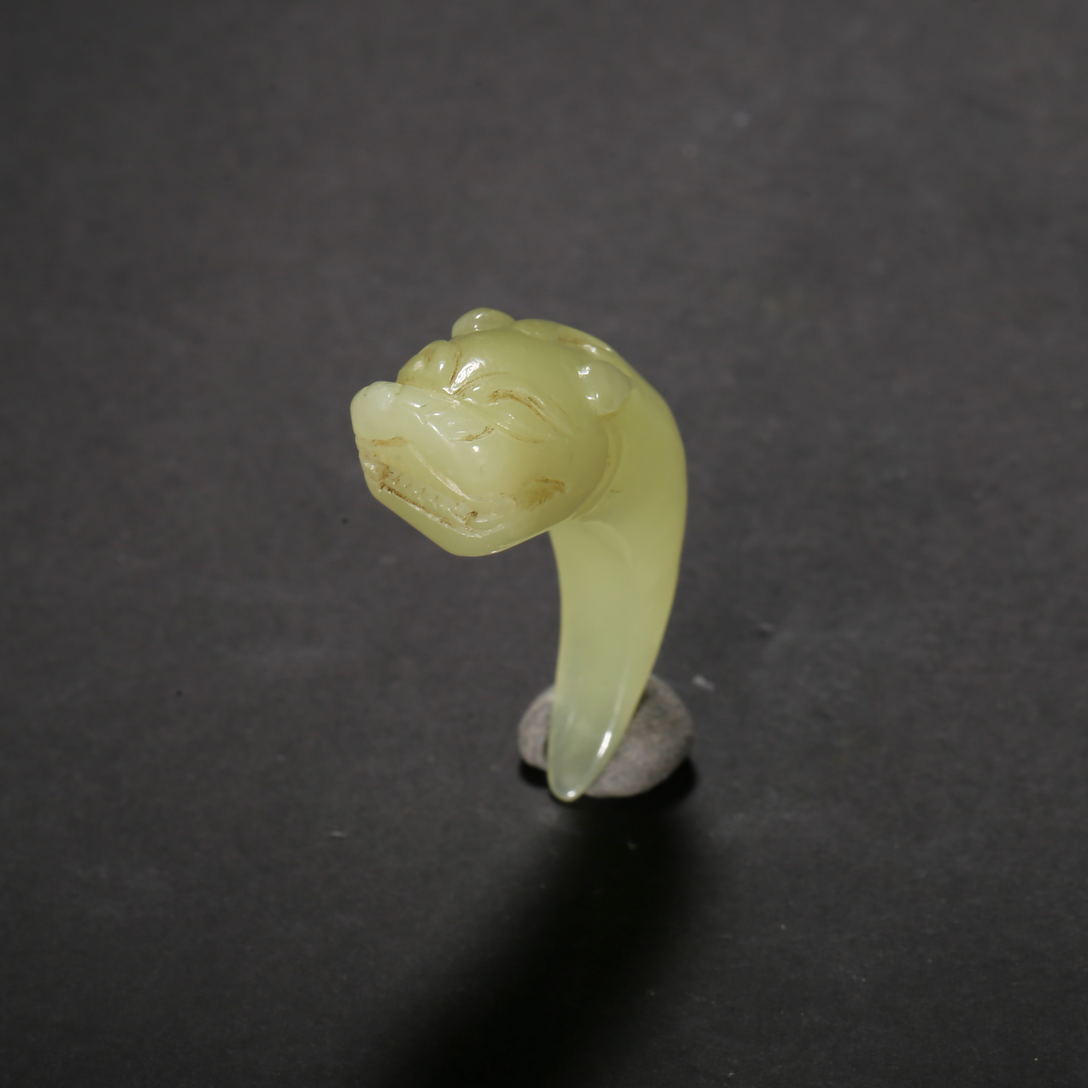 清代*黄玉龙觿/12LB5017/和田玉【北京文博】