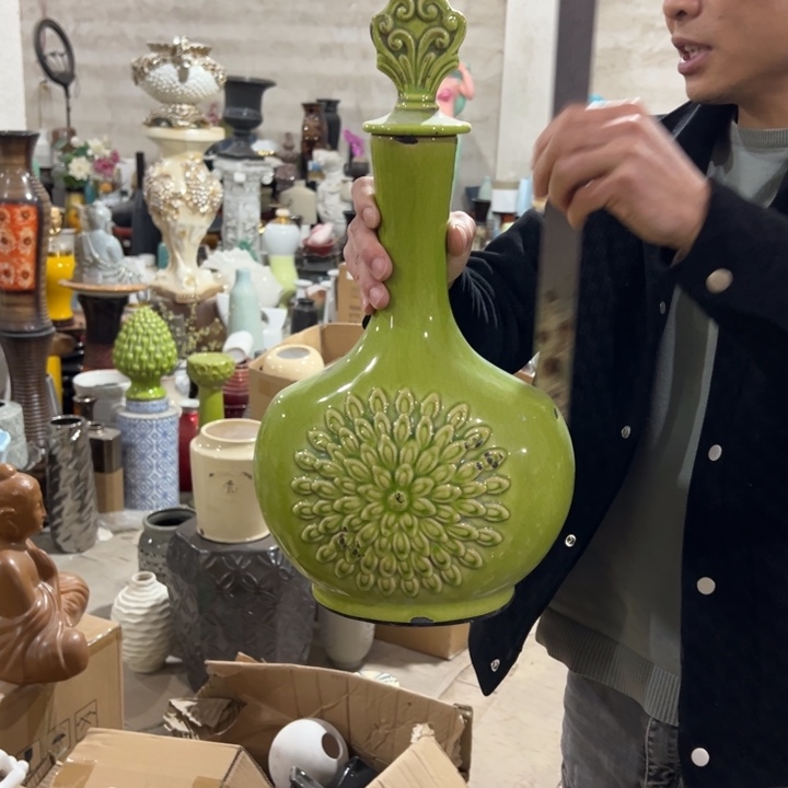 瓶高度48厘米口径5厘米微瑕捡漏