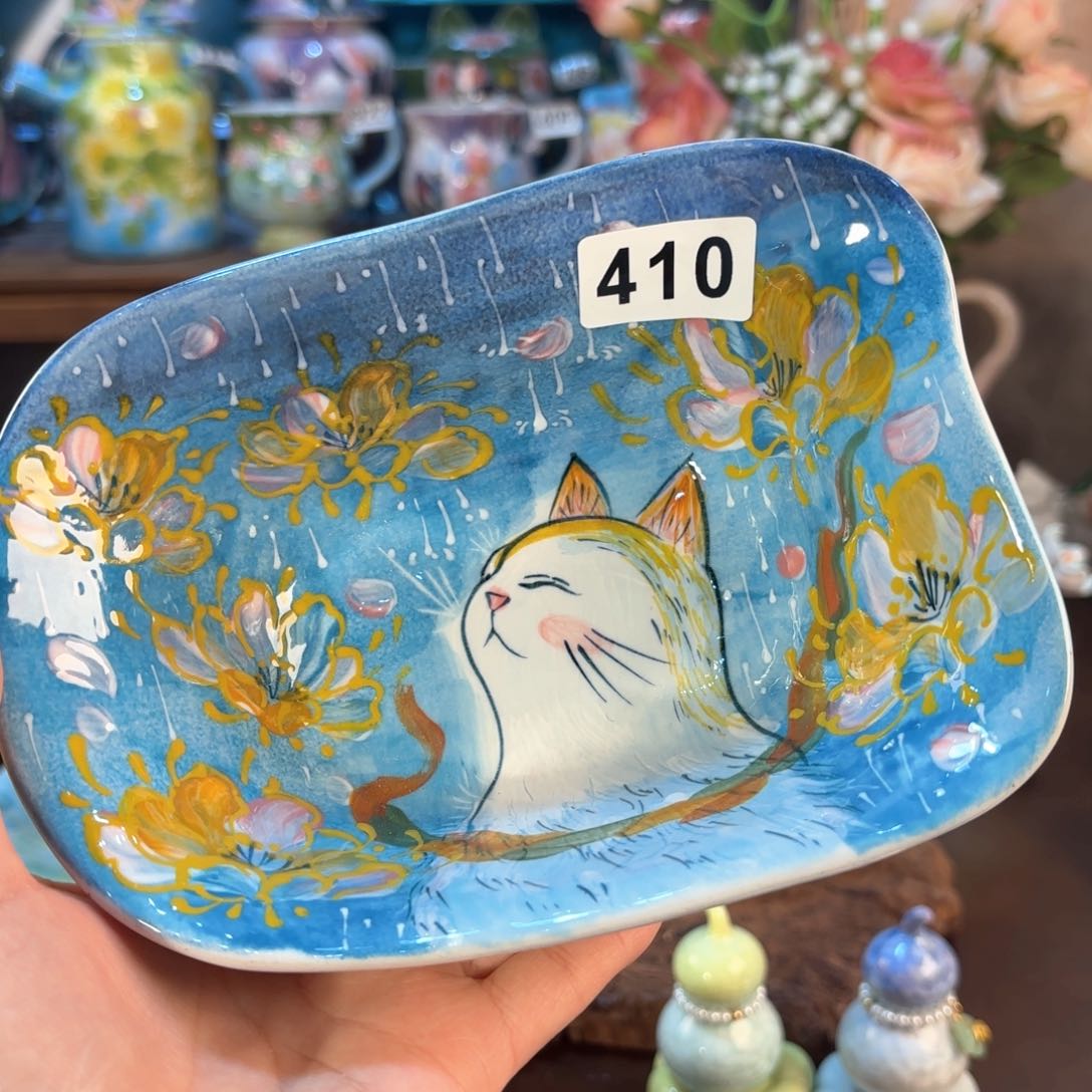 飏**意景德镇手绘高温釉下彩陶瓷茶具