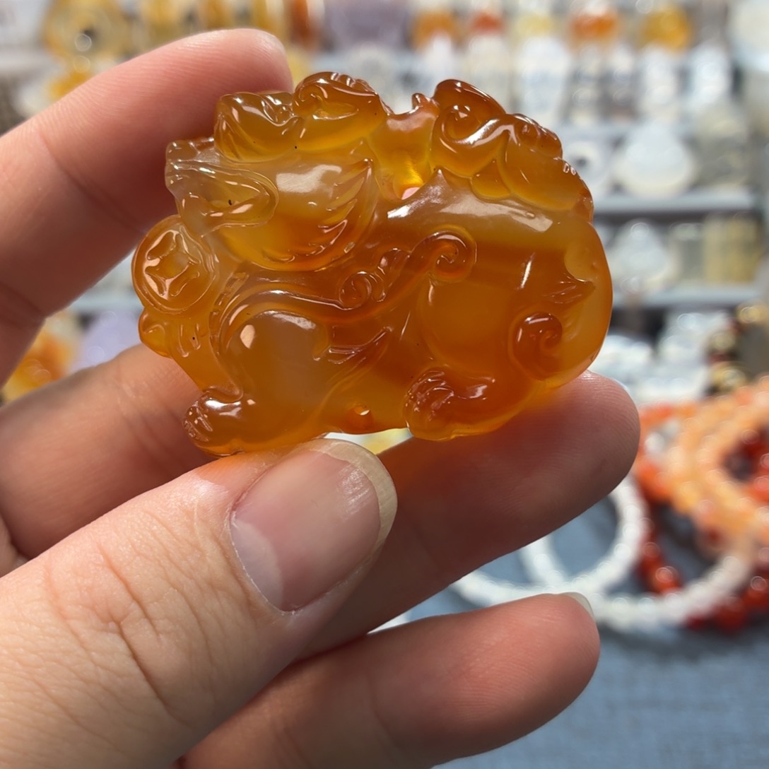 玛瑙/玉髓未镶嵌吊坠(不含链)