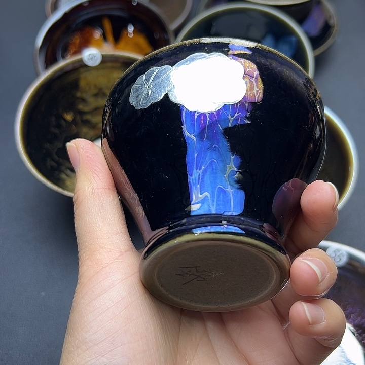 茶盏建窑建盏主人杯