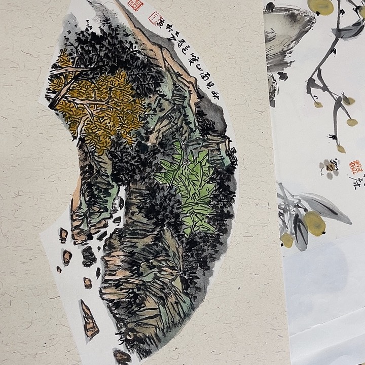 姜奇老师山水作品