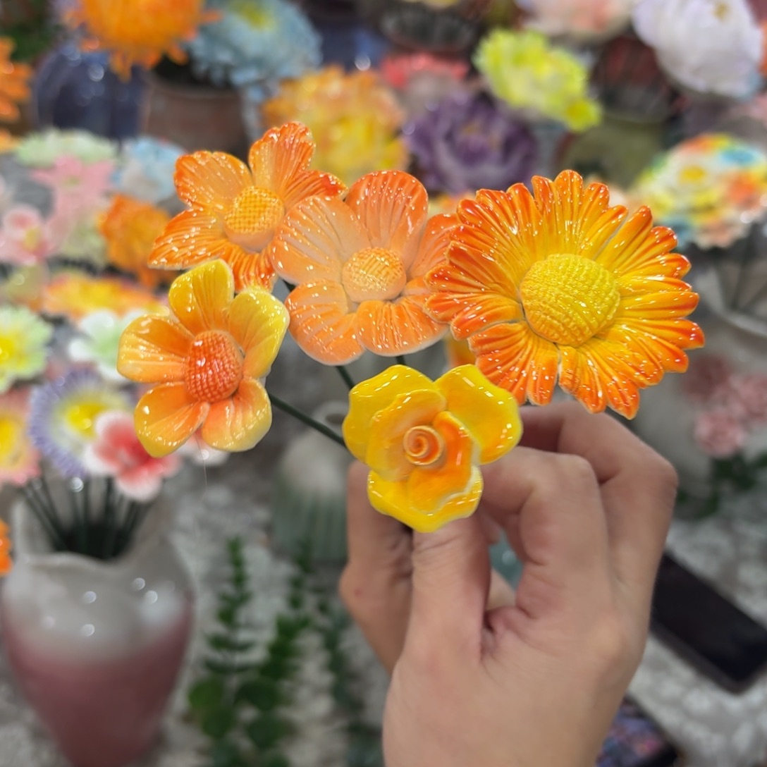 陶瓷花拍满20元发货，退款拉黑