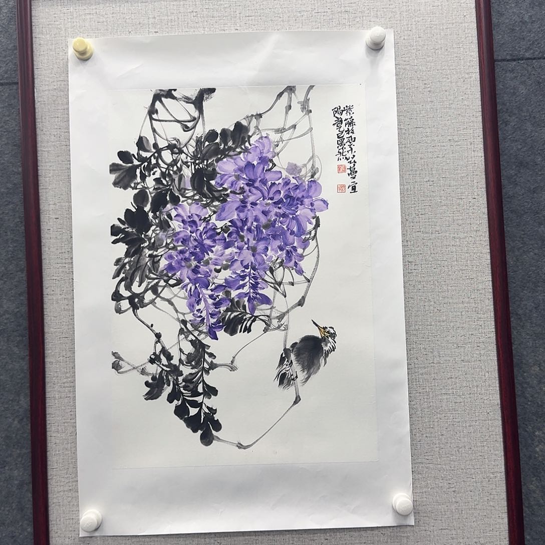 国画国画亲笔手绘原创