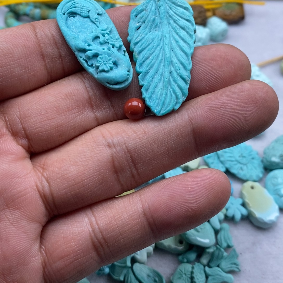 H***.南红玛瑙未镶嵌珠宝半成品