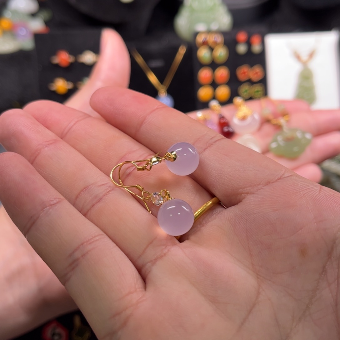 银S925镶嵌颈饰玛瑙/玉髓甜*ａ