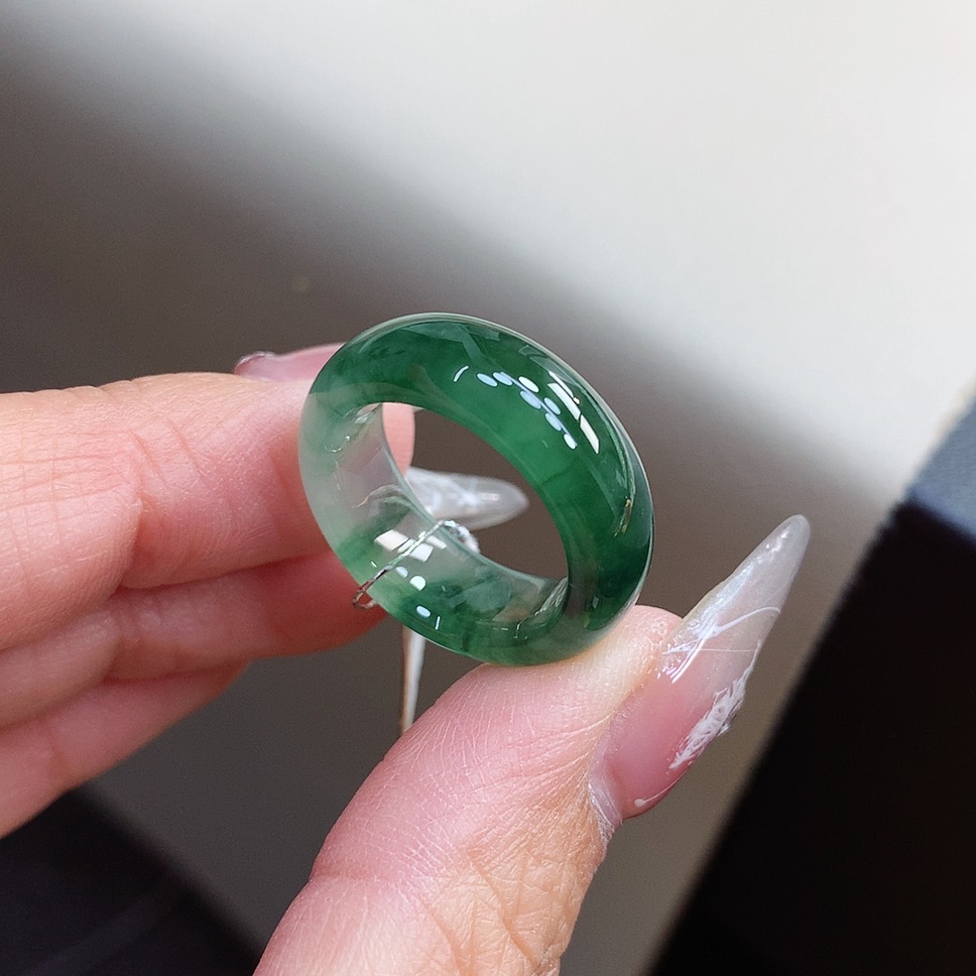 翡翠戒指未镶嵌15号