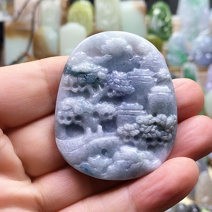 翡翠颈饰未镶嵌翡翠