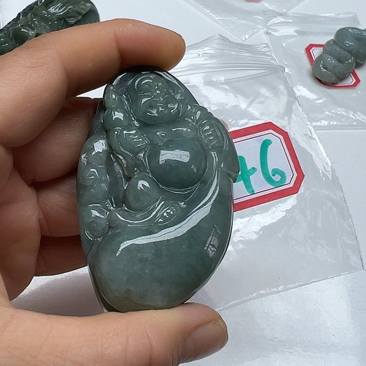 翡翠未镶嵌吊坠(不含链)用****9