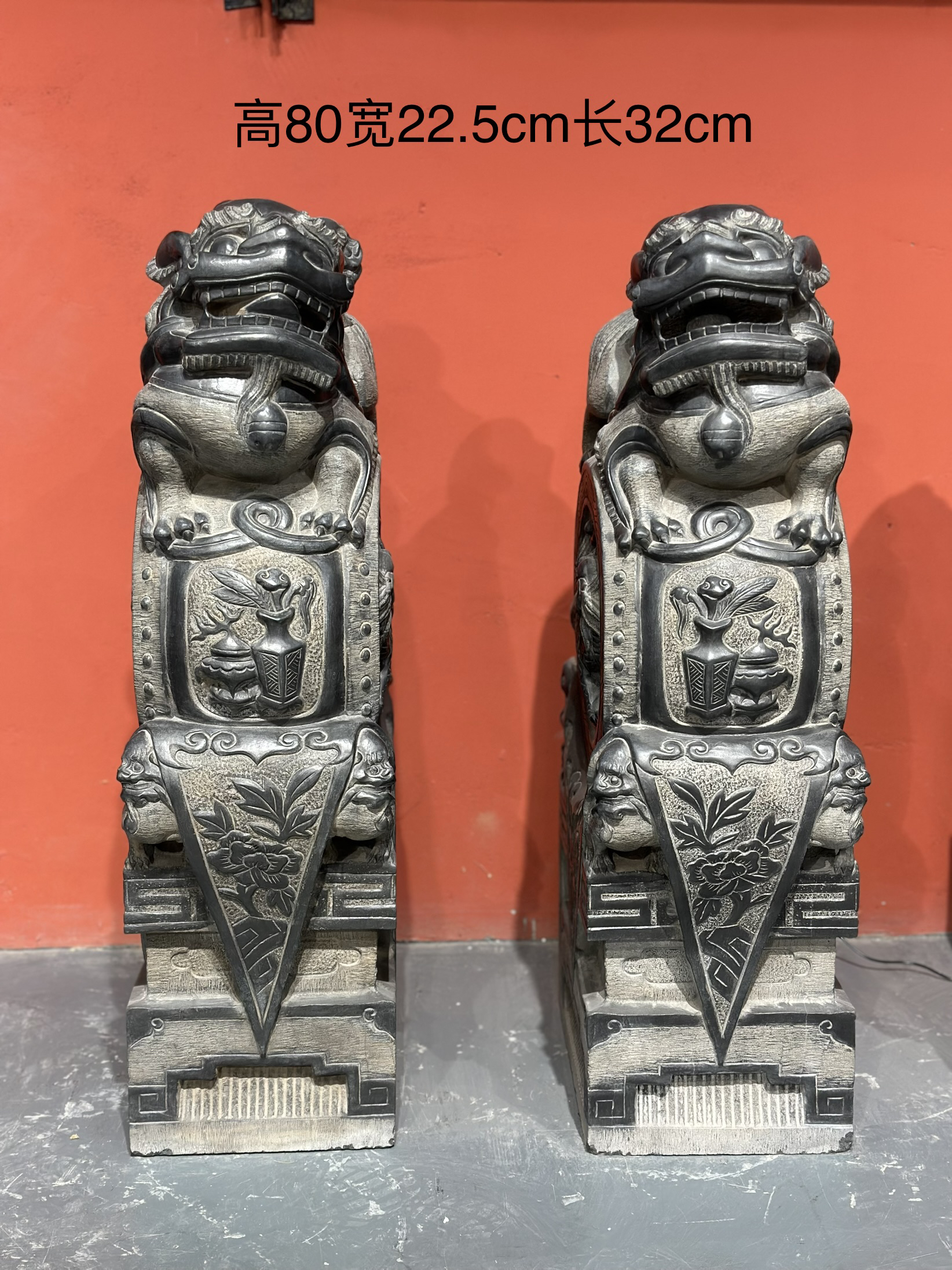 石雕青石山西精工细作工艺狮子抱鼓石门前鼓石门墩石