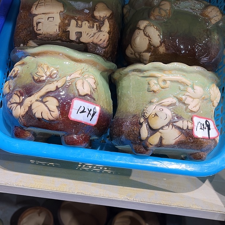 瓷片花盆多肉植物花盆