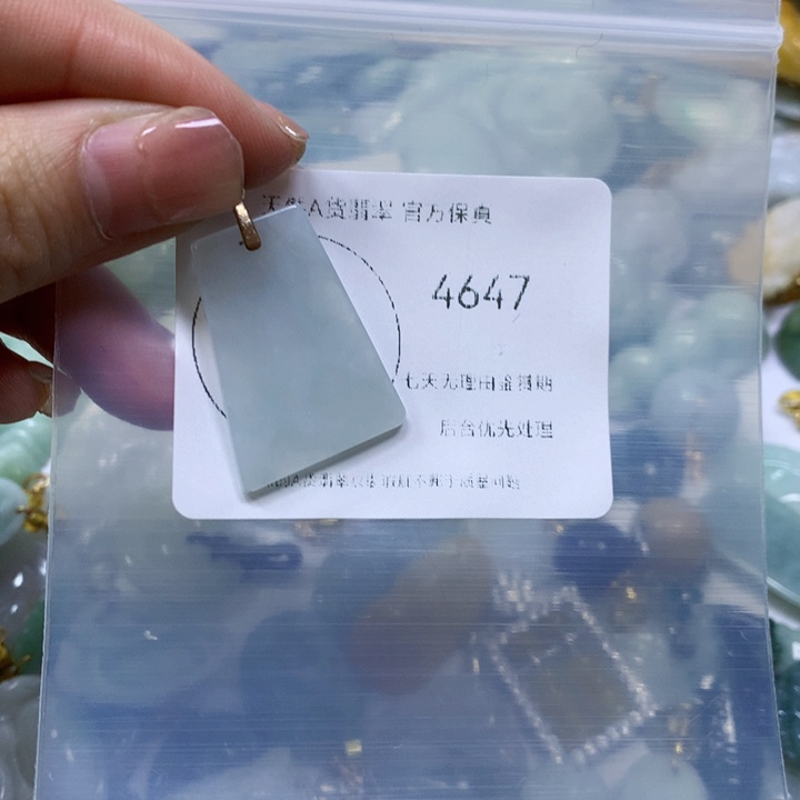 翡翠颈饰未镶嵌翡翠