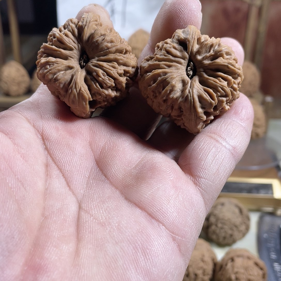 桃核吊坠平**生文玩核桃南将石