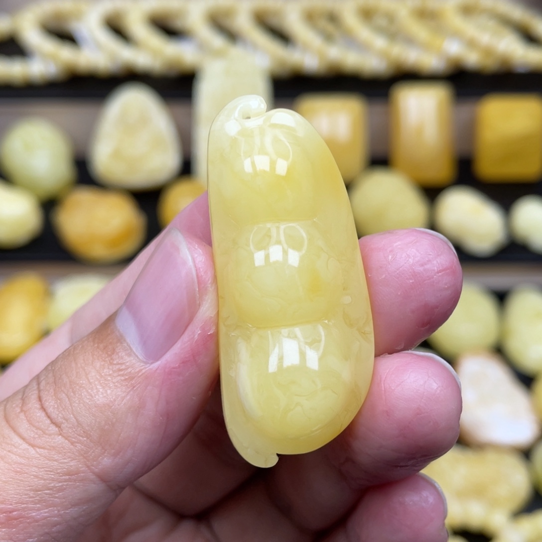 琥珀未镶嵌裸石琥珀蜜蜡