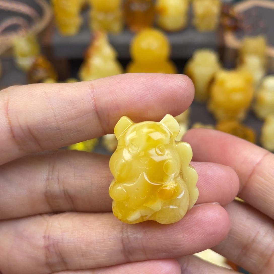 未镶嵌琥珀裸石蜜蜡