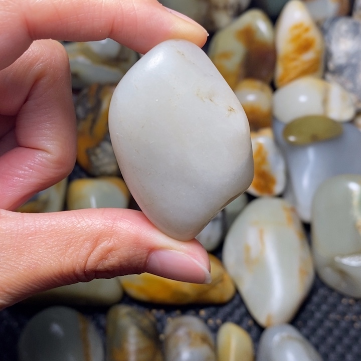 和田玉未镶嵌挂件55