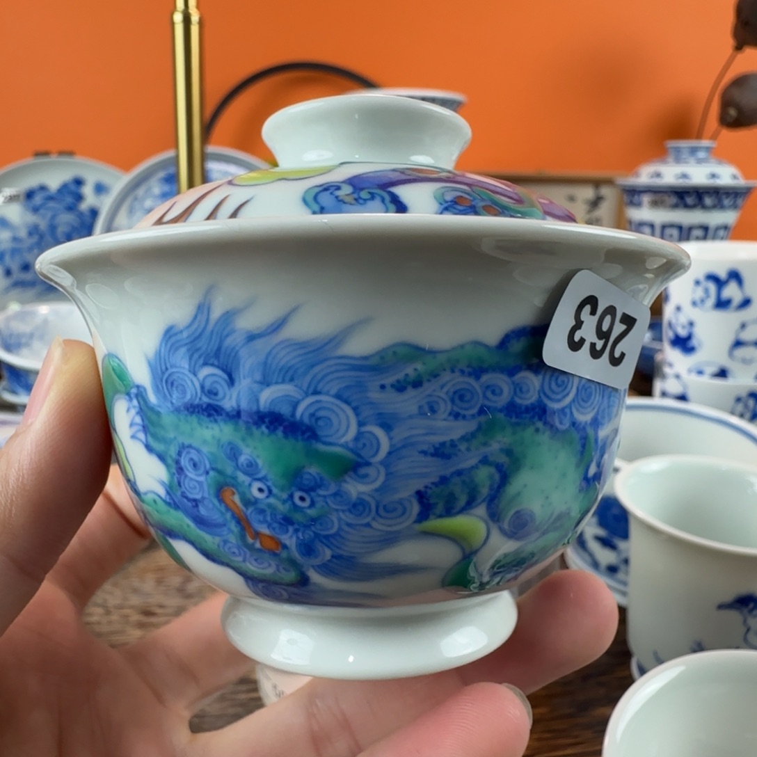 瓷片景德镇手绘青花瓷器263