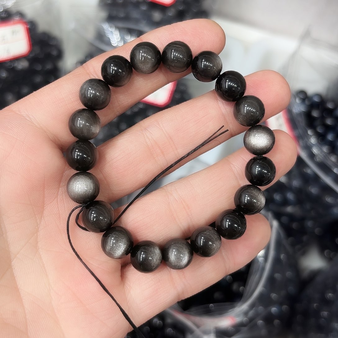 水晶手链未镶嵌银曜