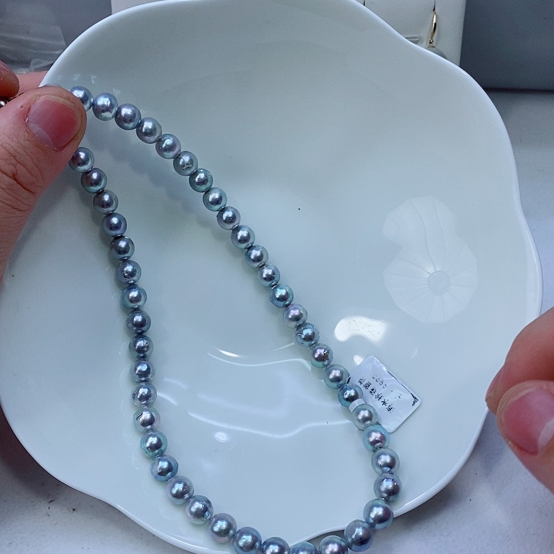 海水珍珠颈饰银S925镶嵌