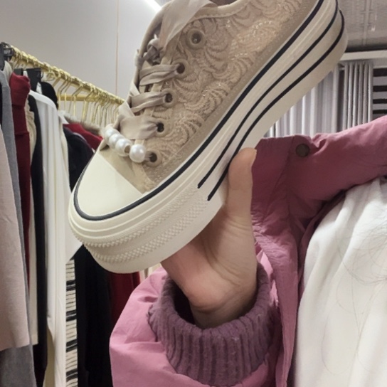 38.39码卡其色厚底福利清版